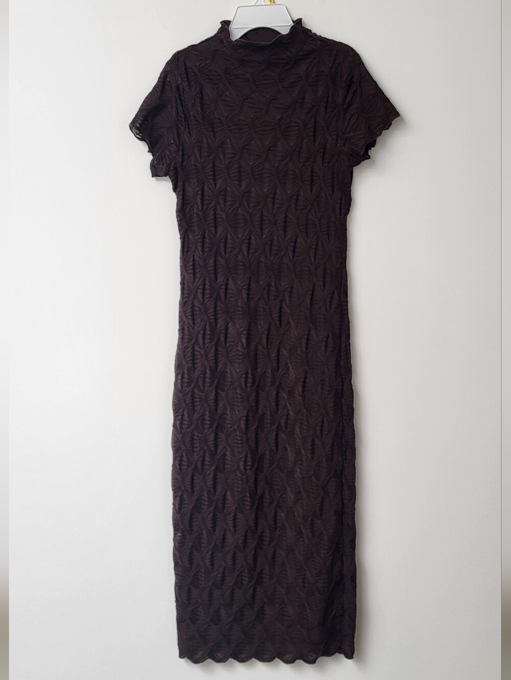 House of Harlow 1960 Brown Textured Maxi Dress